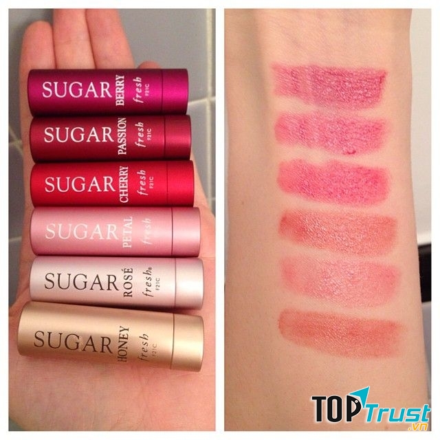 Swatch Fresh Sugar Lip Treatment ( nguồn internet)