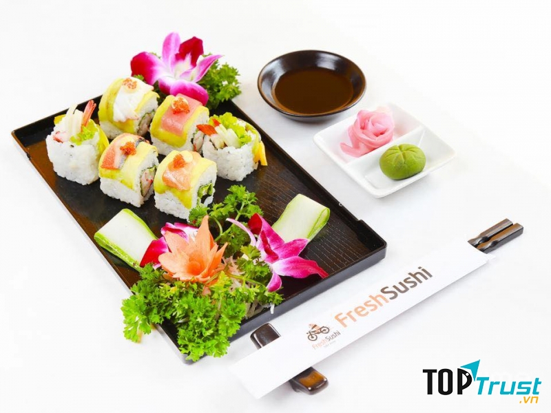 Món ăn tại Fresh Sushi