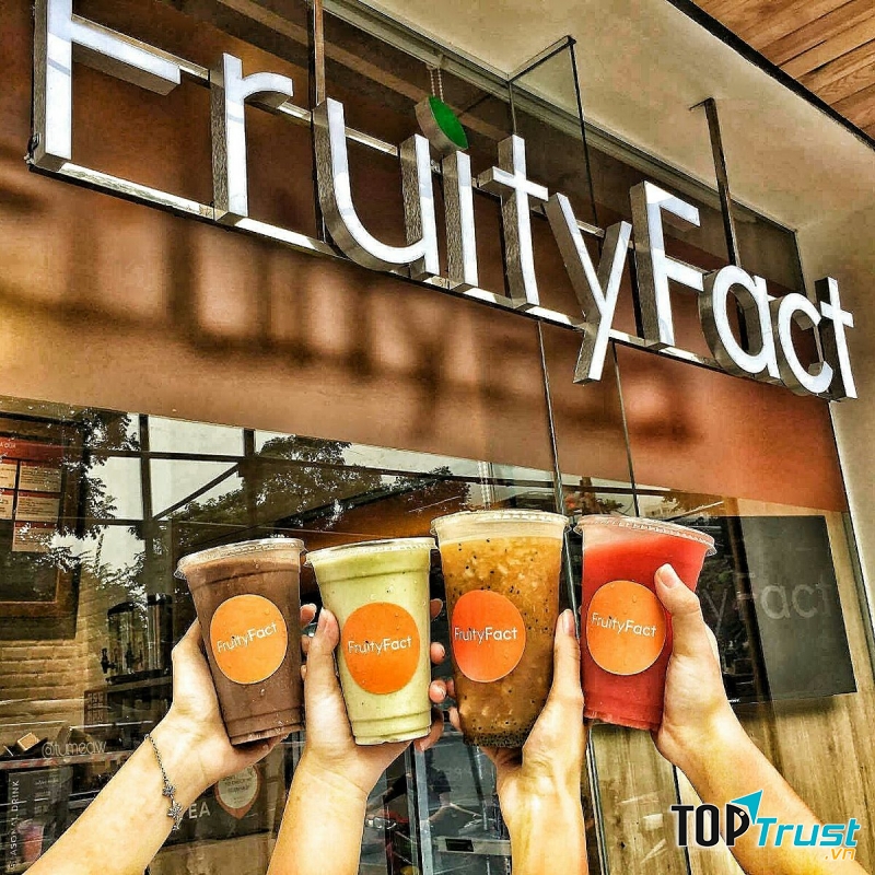 Nước ép của Fruity Fact luôn xếp top bán chạy bởi chất lượng mỗi ly nước ép