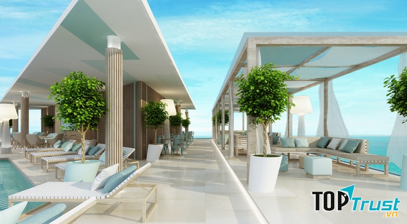 Thiết kế dự án Fusion Suites Vũng Tàu vô cùng trẻ trung và độc đáo, phù hợp với gia đình trẻ