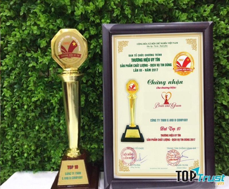 TOP 10 THƯƠNG HIỆU UY TÍN NĂM 2017