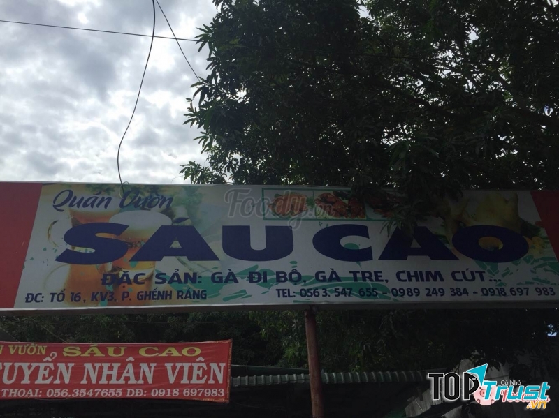 Quán vườn Sáu Cao
