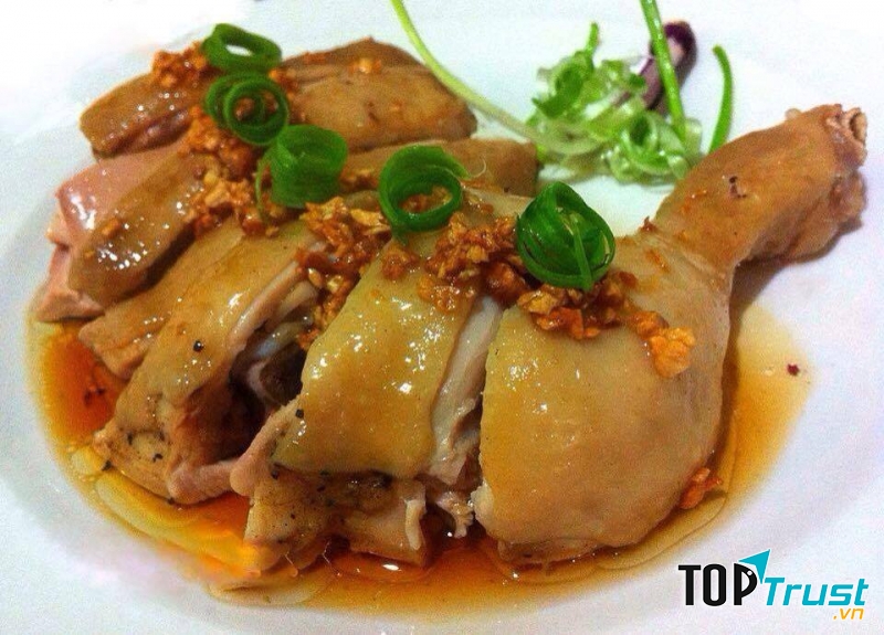 Gà hấp xì dầu