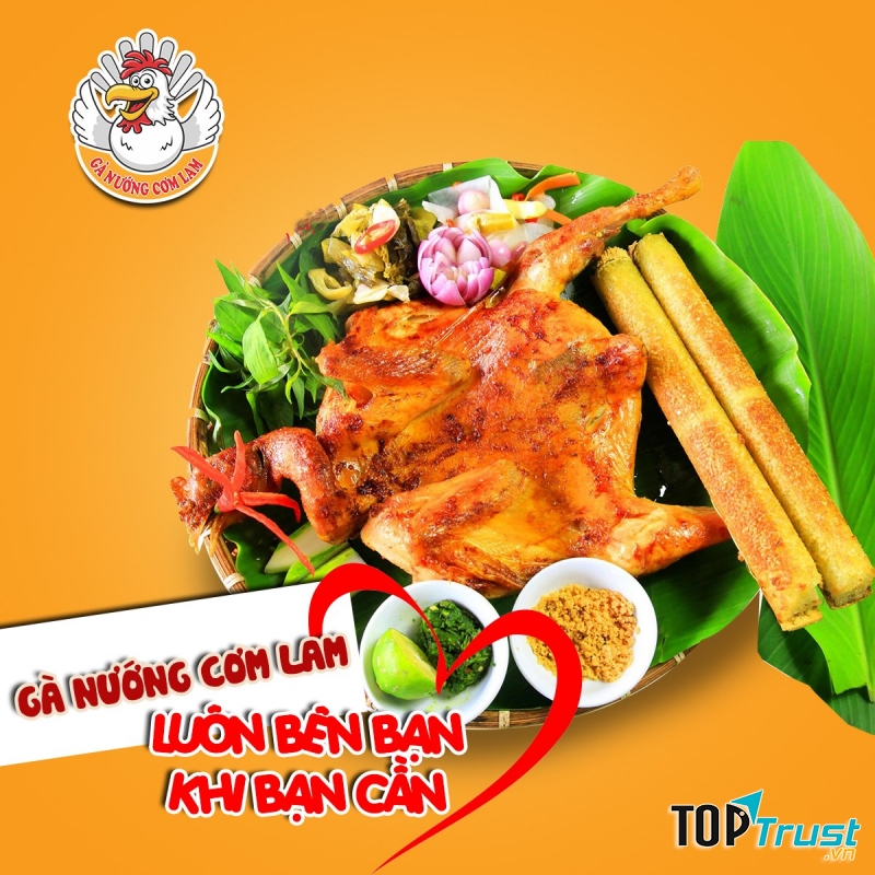 Gà nướng Cơm Lam