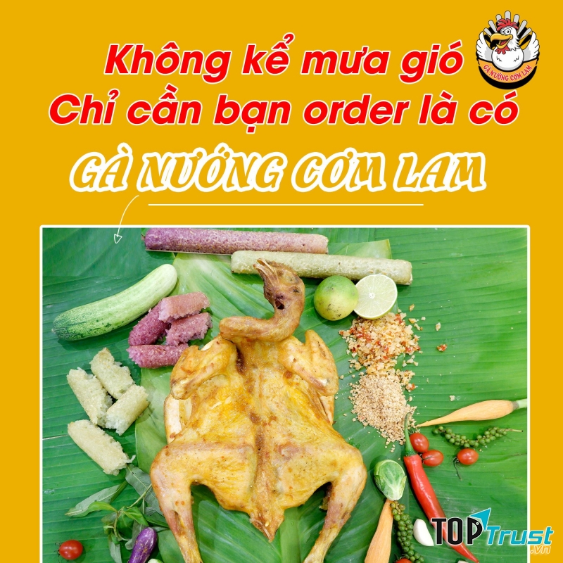 Gà nướng Cơm Lam