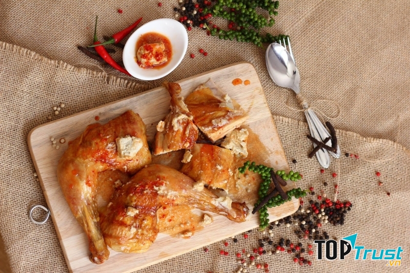 Món gà tại Gà Nướng Ò Ó O