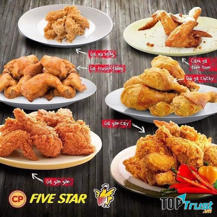 Món gà tại Five Star