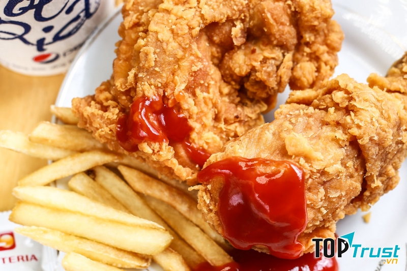 Gà rán Lotteria là kiểu thức ăn nhanh hiện đại