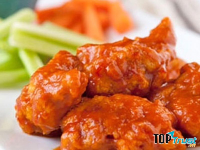 Gà sốt tương ớt chua ngọt