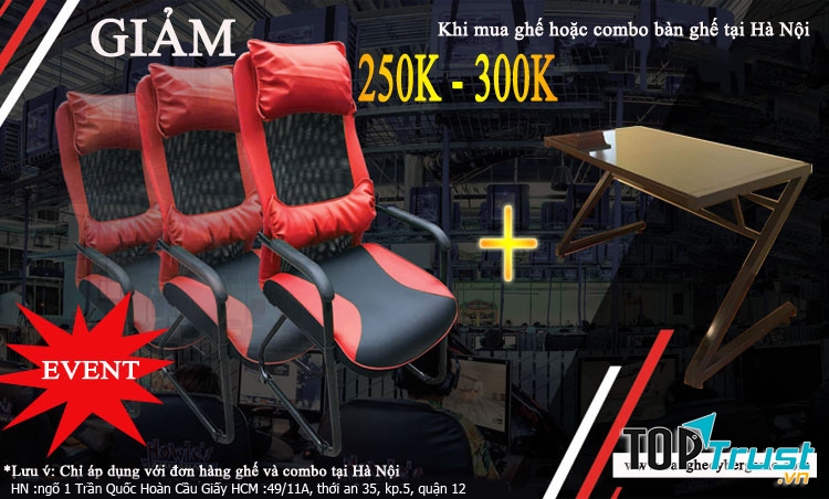 Galaxy Gaming Computer chuyên bàn ghế chơi game