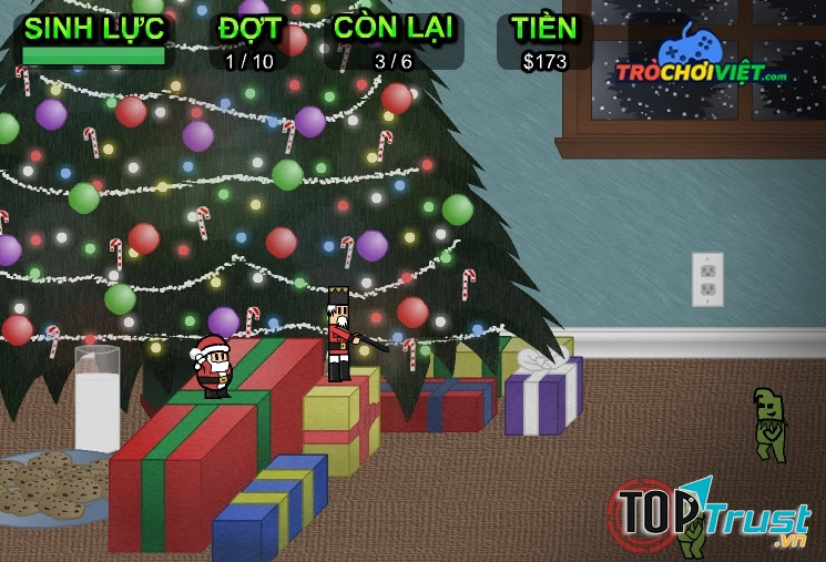 Ông già Noel bảo vệ quà