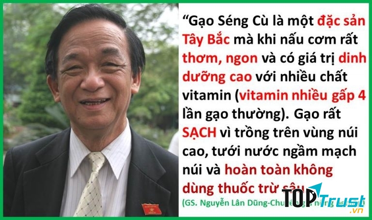 Đánh giá của chuyên gia về gạo Séng Cù