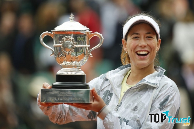 Nụ cười đầy mê hoặc của Garbiñe Muguruza