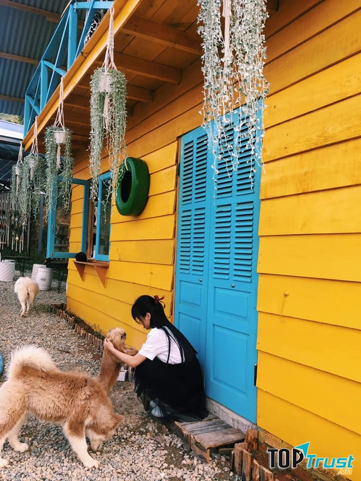 Ôm cafe là một ngôi nhà nhỏ xinh lúc nào cũng tràn ngập tiếng cười