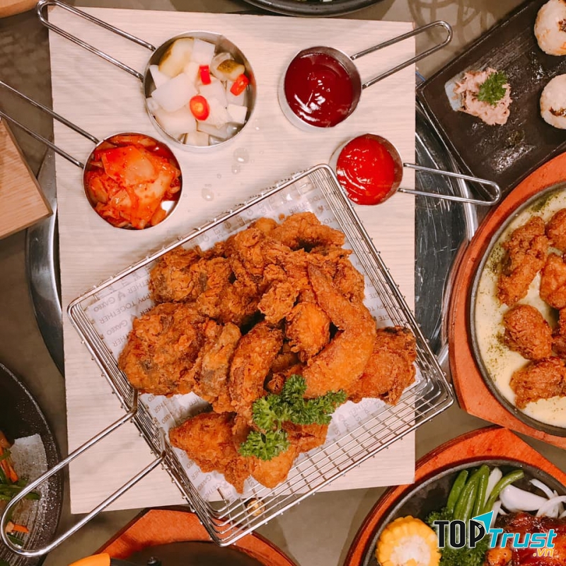 Tất cả đều được chế biến theo công thức và phong cách ẩm thực của Hàn Quốc