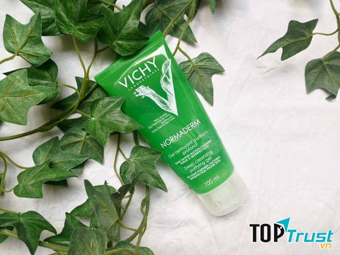 Gel rửa mặt ngăn ngừa mụn - Normaderm Deep Cleansing Purifying Gel Vichy 100ml