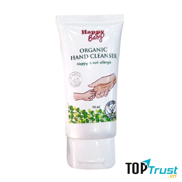 Gel rửa tay khô cho bé Happy Baby Organic Hand Cleanser