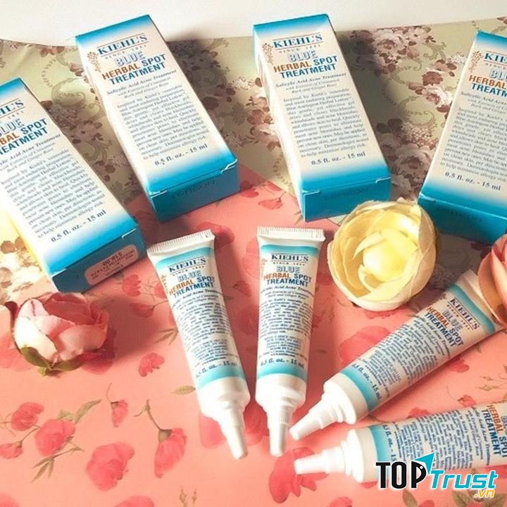 Gel trị mụn Kiehl's Blue Herbal Spot Treatment
