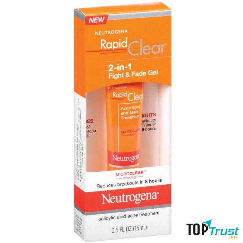 Gel Neutrogena Rapid Clear là một trong những sản phẩm trị thâm mụn hiệu quả