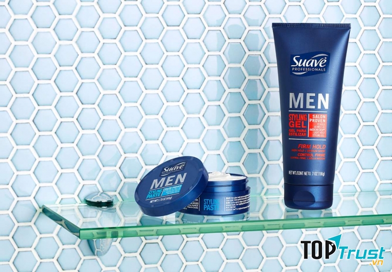GEL VUỐT TÓC SUAVE MEN STYLING GEL FIRM CONTROL 198G