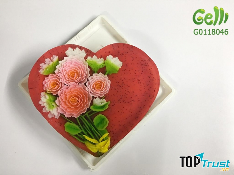 Chiếc bánh rau câu 3D của cửa hàng không chỉ thơm ngon, đẹp mắt mà còn mang đến sự trọn vẹn