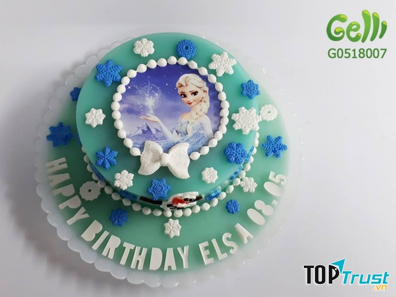 Mẫu bánh sinh nhật rau câu xinh xắn dành cho bé