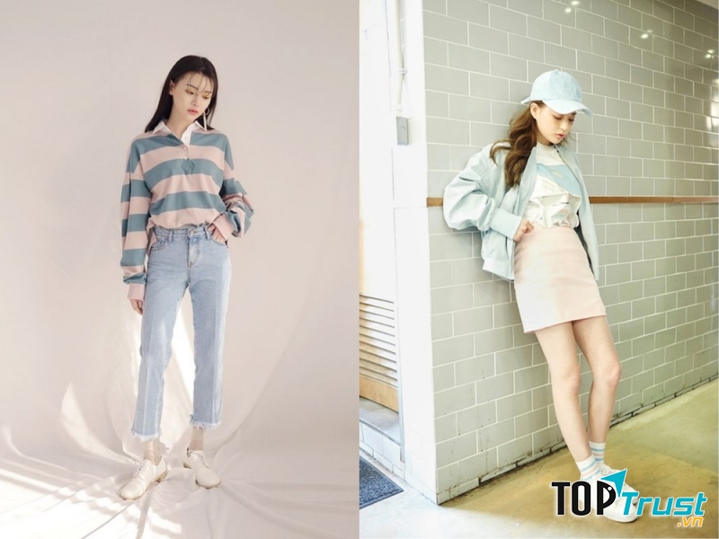 Các thiết kế của shop chủ yếu mang phong cách nhẹ nhàng