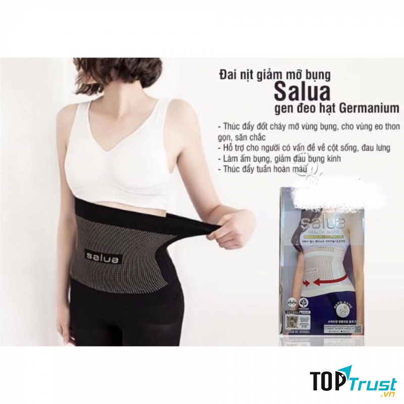 Gen nịt bụng Salua được làm bằng chất liệu cao cấp có hả năng đàn hồi và thấm hút mồ hôi nhanh.