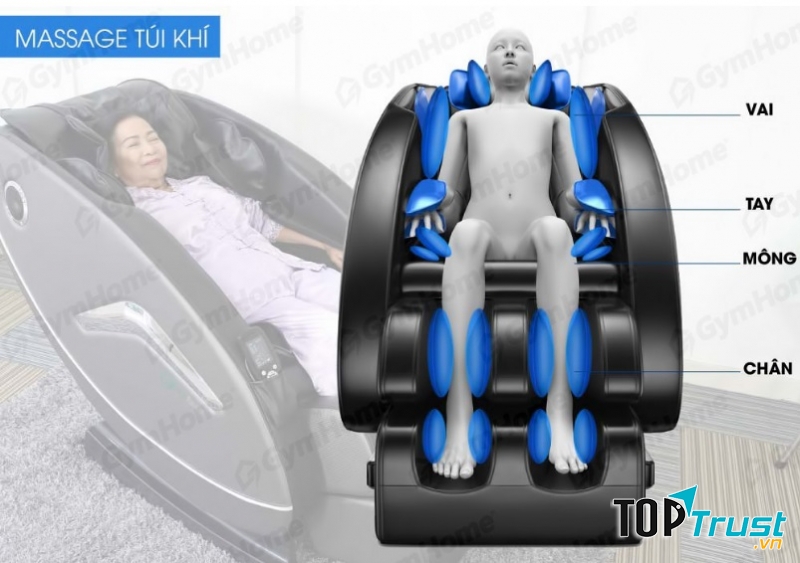 Ghế massage toàn thân Goodfor Q718