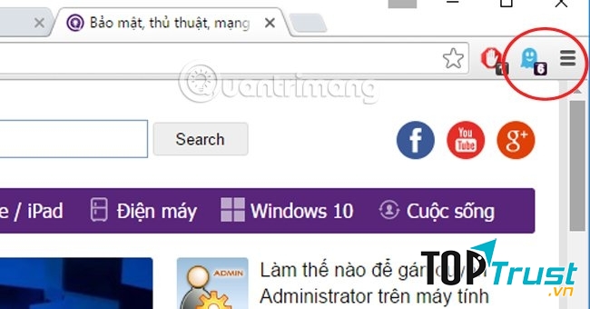 Trình duyệt Ghostery