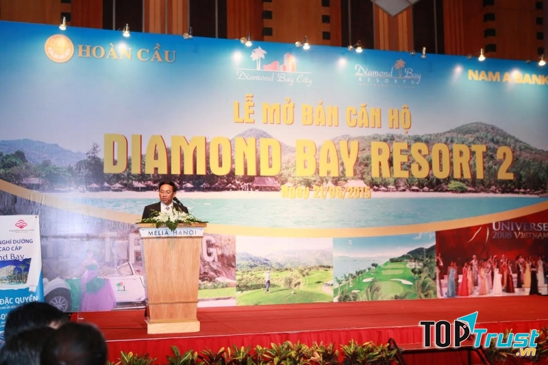 Lễ mở bán căn hộ trong dự án Diamond Bay của tập đoàn Hoàn Cầu