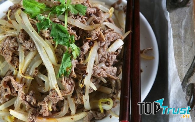 Giá đỗ xào thịt bò