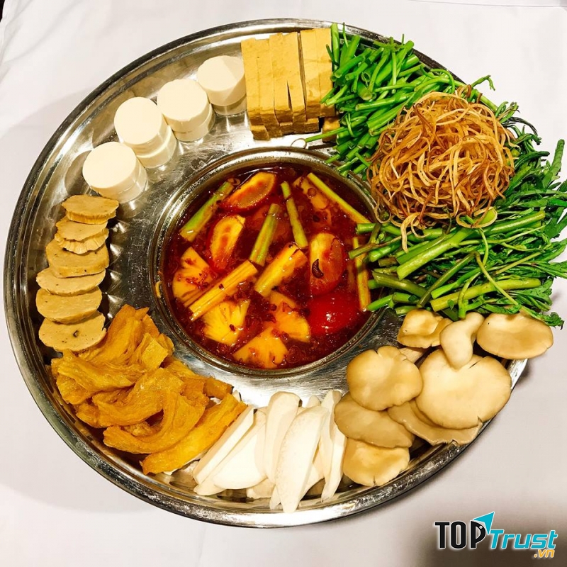 Món chay tại Giác Tha