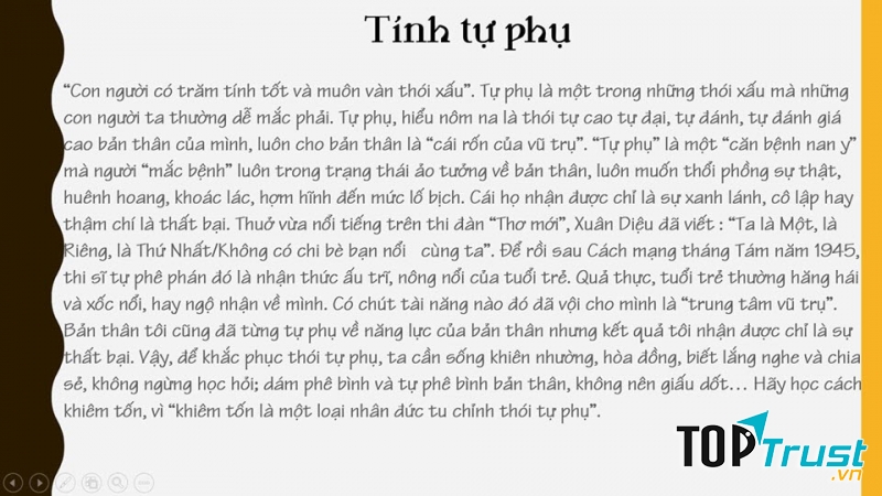 Một đoạn văn mẫu