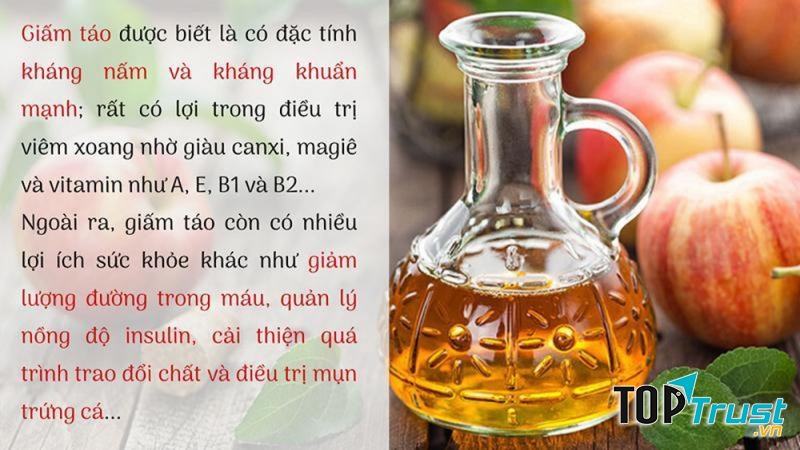 Giấm táo ngăn chặn vi khuẩn lây lan
