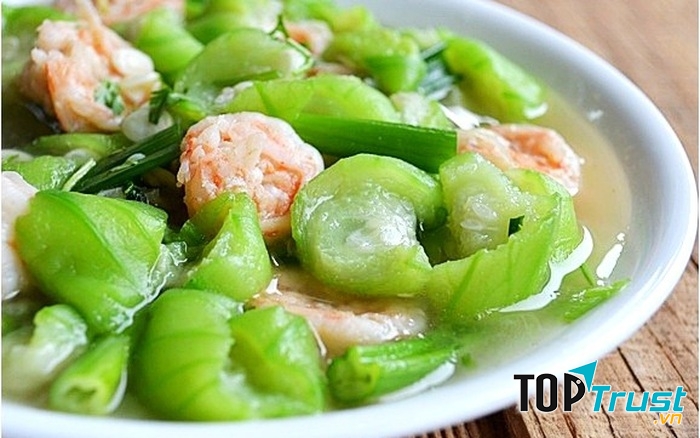 Món mướp xào thơm ngon
