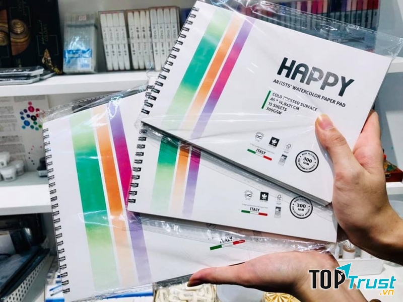Giấy màu nước Happy