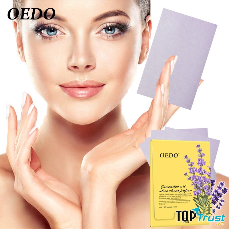 Giấy Thấm Dầu Hoa Oải Hương Lavender Oil Absorbent Paper