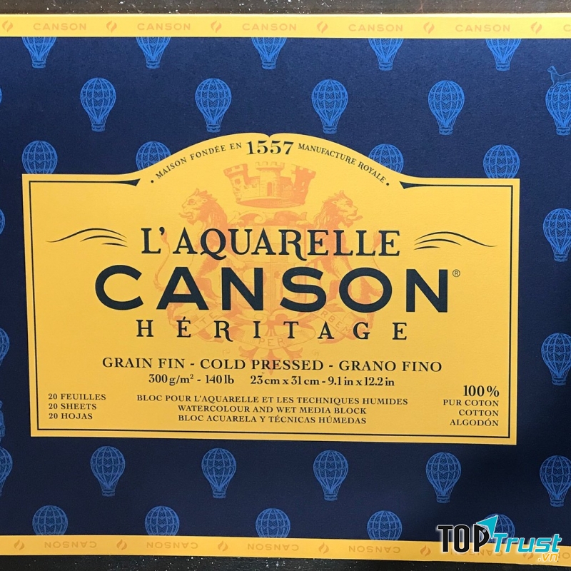 Giấy vẽ màu nước Canson Heritage