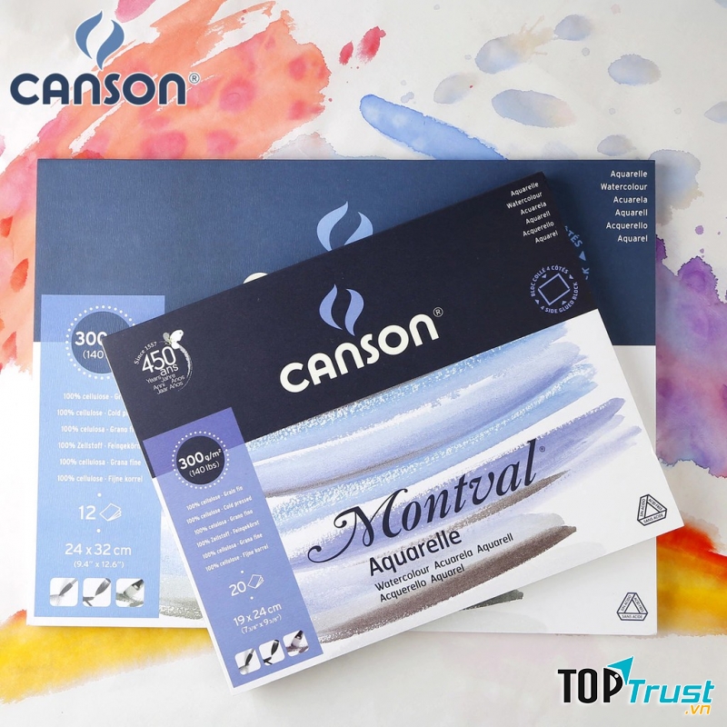Giấy vẽ màu nước Canson Montval
