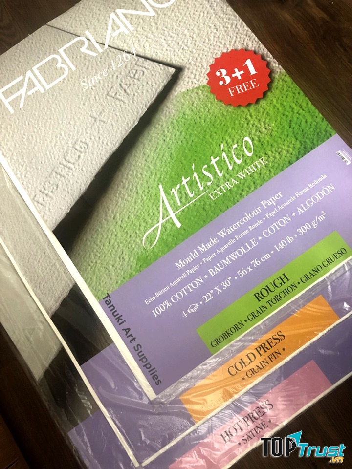 Giấy vẽ màu nước Fabriano Artistico