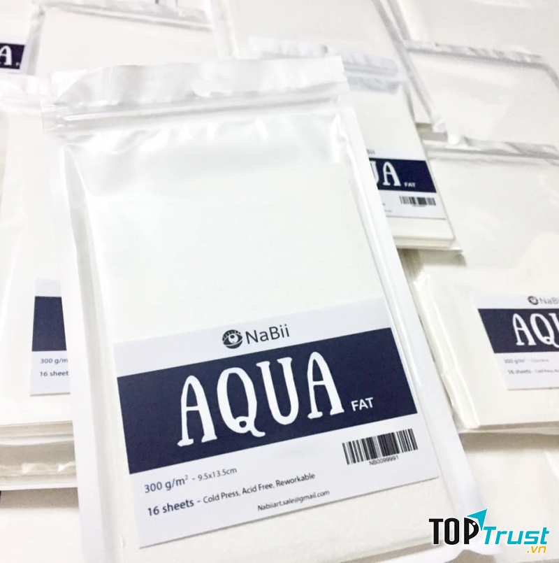 Giấy vẽ màu nước NaBii Aqua Fat