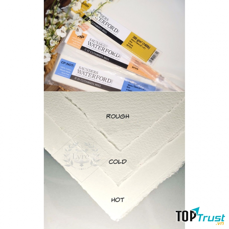Giấy vẽ màu nước Saunders Waterford