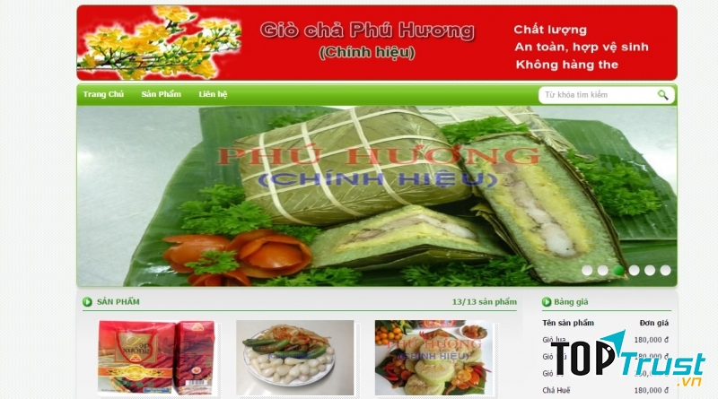 Giò chả Phú Hương