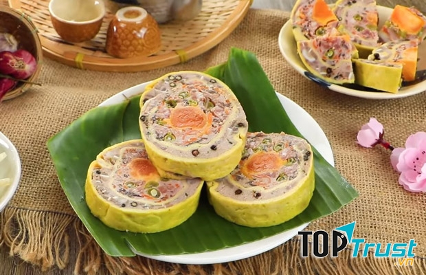 Hướng dẫn làm giò hoa ngũ sắc cho ngày Tết