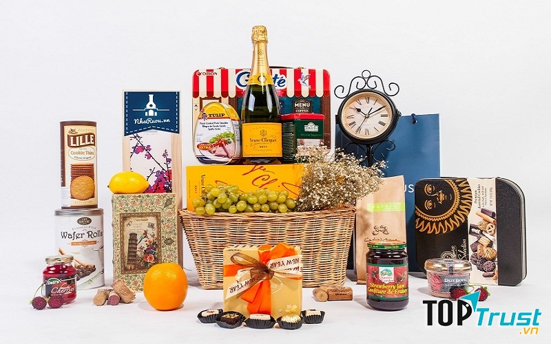 Giỏ quà Tết