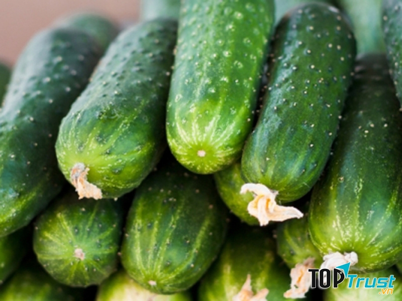 Dưa chuột chống táo bón hiệu quả