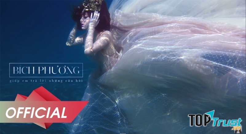 Bích Phương đẹp lung linh trong MV Giúp em trả lời những câu hỏi
