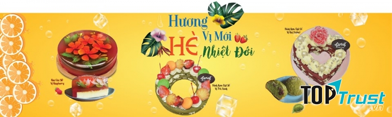 Những mẫu bánh tại Givral Bakery