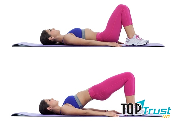 Glute Bridge - Tư thế cây cầu